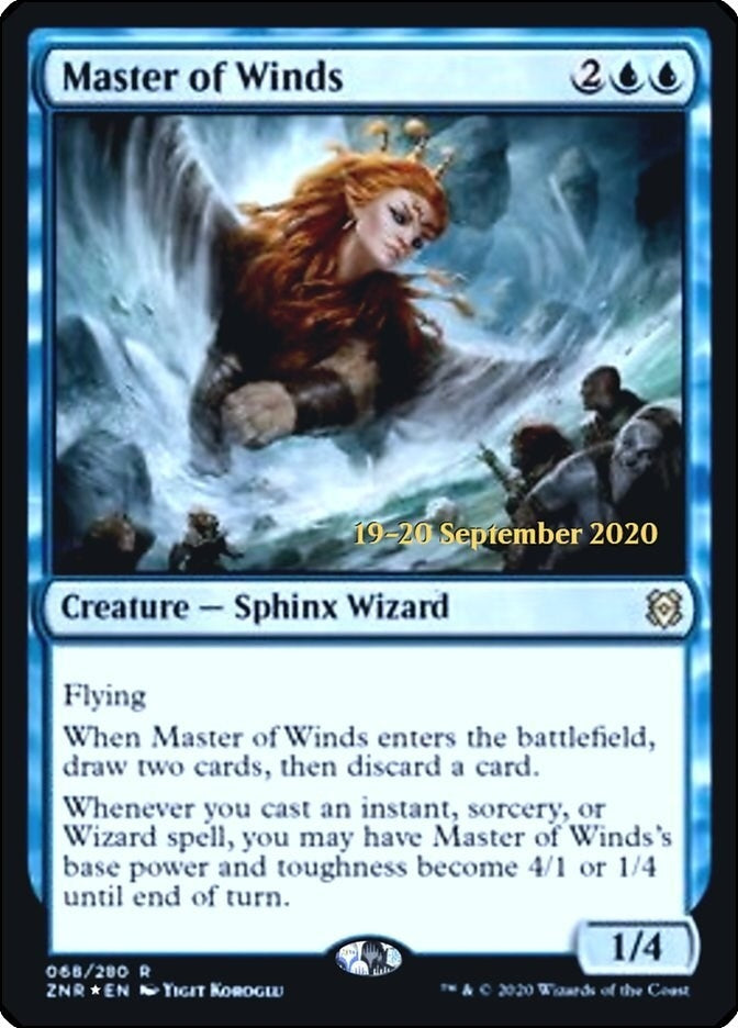 Master of Winds [Zendikar Rising Prerelease Promos]