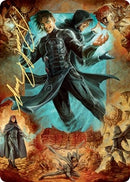 Jace Mirror Mage Art Card 2 81 Gold Stamped Signature (2) [ASZNR]