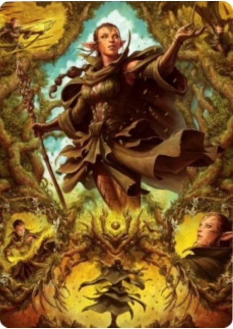 Nissa of Shadowed Boughs Art Card 6 81 (6) [ASZNR]