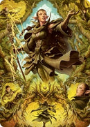 Nissa of Shadowed Boughs Art Card 6 81 Gold Stamped Signature (6) [ASZNR]