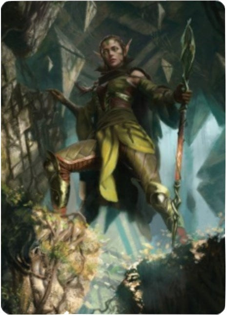 Nissa of Shadowed Boughs Art Card 5 81 (5) [ASZNR]