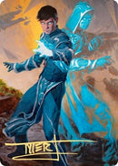 Jace Mirror Mage Art Card 1 81 Gold Stamped Signature (1) [ASZNR]