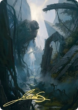 Swamp 2 Art Card (Gold-Stamped Signature) [Zendikar Rising Art Series]