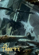 Swamp 3 Art Card (Gold-Stamped Signature) [Zendikar Rising Art Series]
