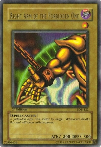 Right Arm of the Forbidden One (LOB-122) [LOB]