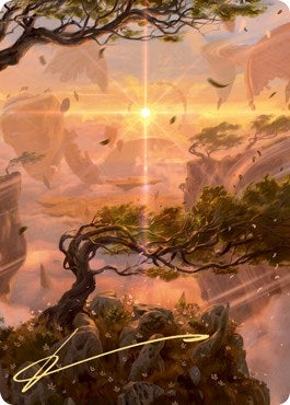 Windswept Heath Art Card Gold Stamped Signature (30) [ASZNR]