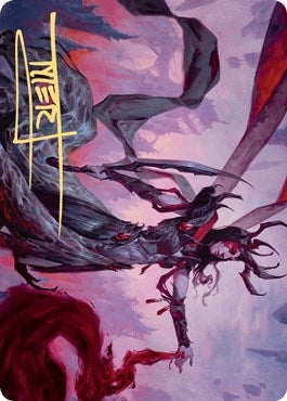 Drana the Last Bloodchief Art Card Gold Stamped Signature (54) [ASZNR]