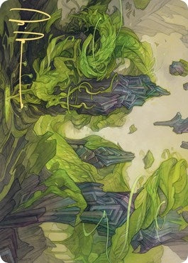 Reclaim the Wastes Art Card Gold Stamped Signature (72) [ASZNR]