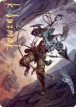 Akiri Fearless Voyager Art Card Gold Stamped Signature (74) [ASZNR]