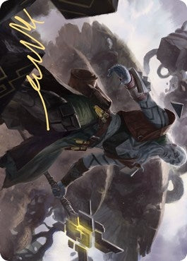 Orah Skyclave Hierophant Art Card Gold Stamped Signature (79) [ASZNR]