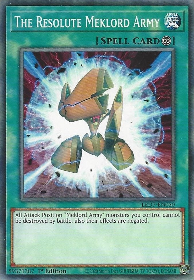 The Resolute Meklord Army (LED7-EN050) [LED7]