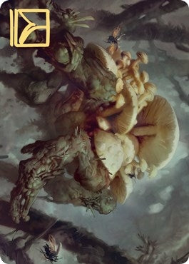 Swarm Shambler Art Card (Gold-Stamped Signature) [Zendikar Rising Art Series]