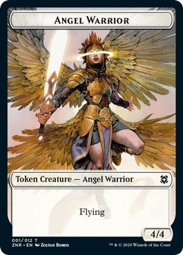 Angel Warrior Hydra Double sided Token () [ZNR]