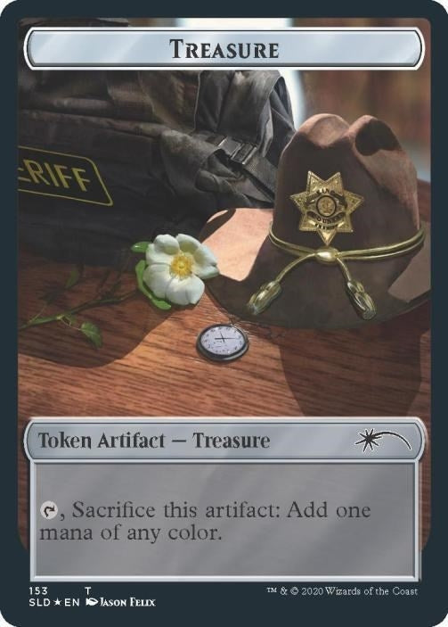 Treasure Walker Bicycle Girl Double sided Token (153) [SLD]