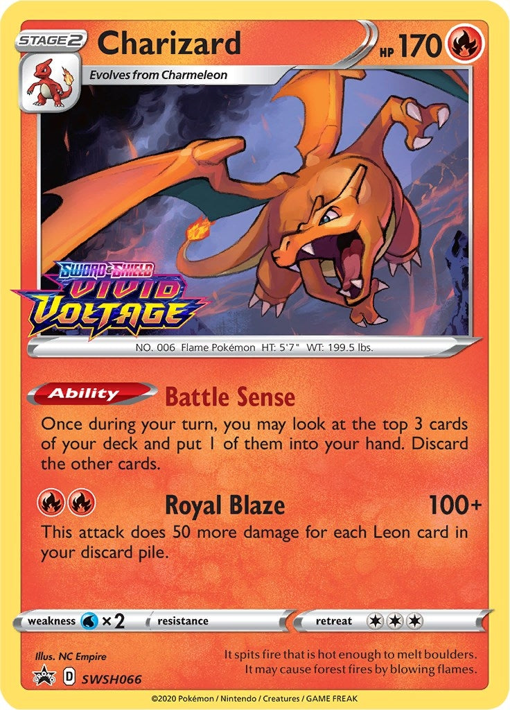 Charizard SWSH066 Prerelease (SWSH066) [SWSD]