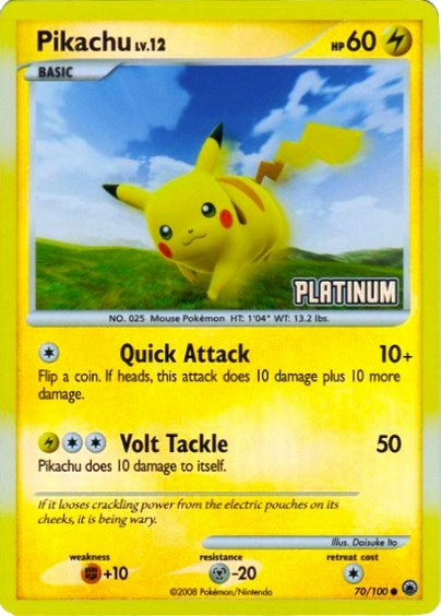 Pikachu 70 100 Platinum (070/100) [BKP]
