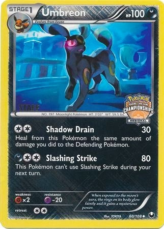 Umbreon 60 108 Regional Championships Staff (060/108) [PR]