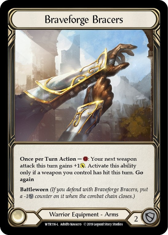 Braveforge Bracers (WTR116) (Welcome to Rathe)