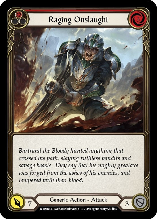 Raging Onslaught Red (WTR188) [WTR]