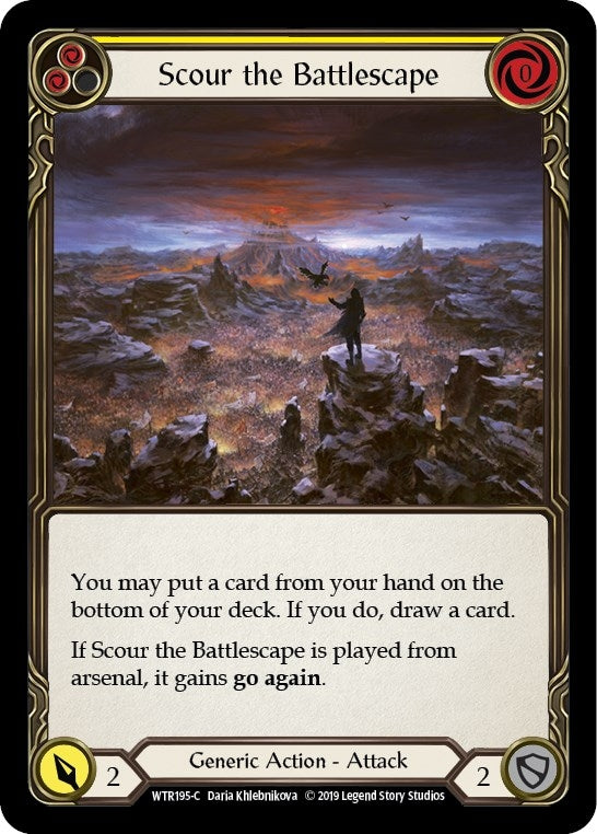 Scour the Battlescape Yellow (WTR195) [WTR]