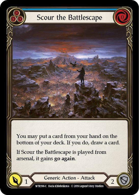 Scour the Battlescape Blue (WTR196) [WTR]