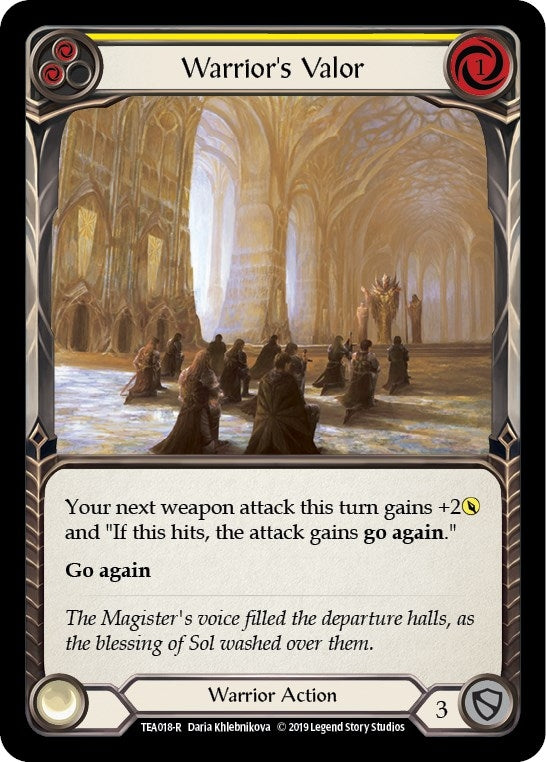 Warriors Valor Yellow (TEA018) [TEA]