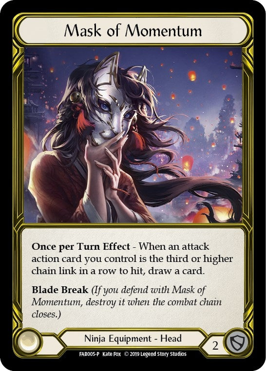 Mask of Momentum Golden (FAB005) [PR]