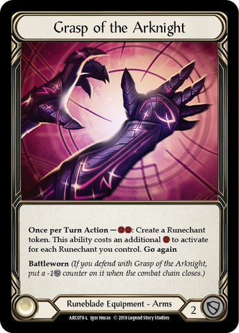 Grasp of the Arknight (ARC078) [ARC]