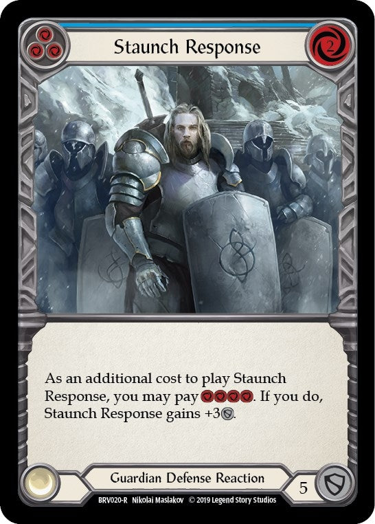 Staunch Response (Blue) [BVO020-R] Normal