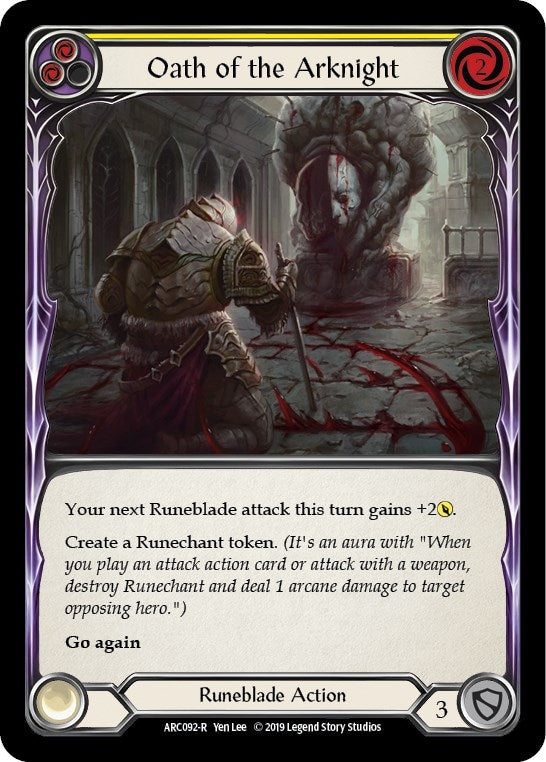 Oath of the Arknight Yellow (ARC092) [ARC]