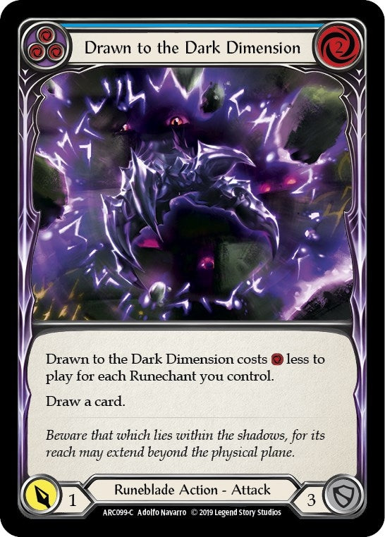 Drawn to the Dark Dimension Blue (ARC099) [ARC]