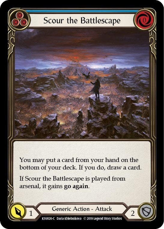 Scour the Battlescape Blue (KSU026) [KSU]