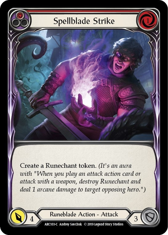 Spellblade Strike Red (ARC103) [ARC]