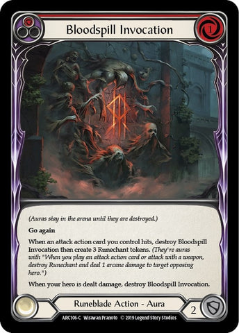 Bloodspill Invocation Red (ARC106) [ARC]