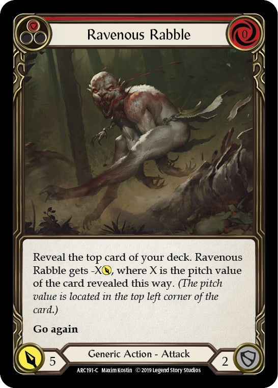 Ravenous Rabble Red (ARC191) [ARC]