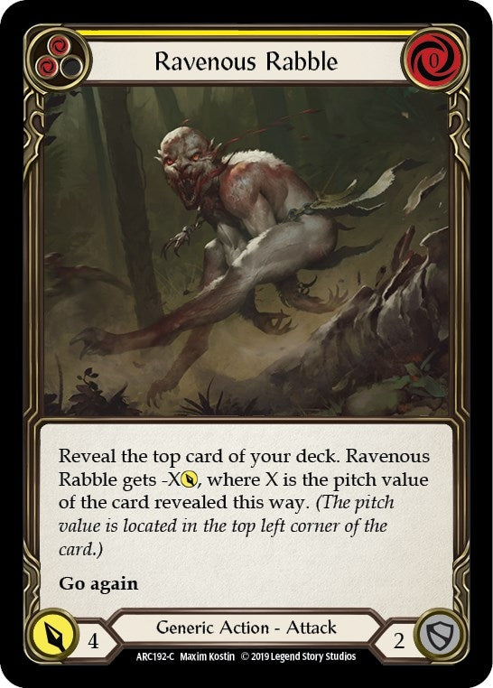 Ravenous Rabble Yellow (ARC192) [ARC]