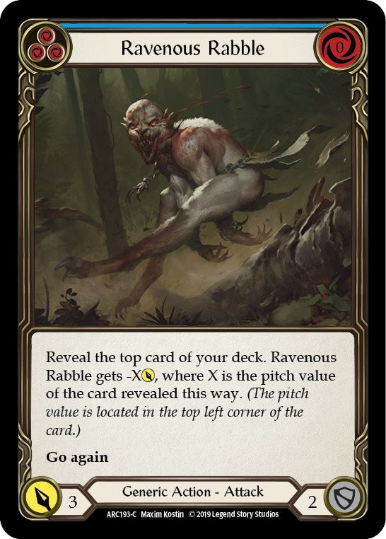 Ravenous Rabble Blue (ARC193) [ARC]