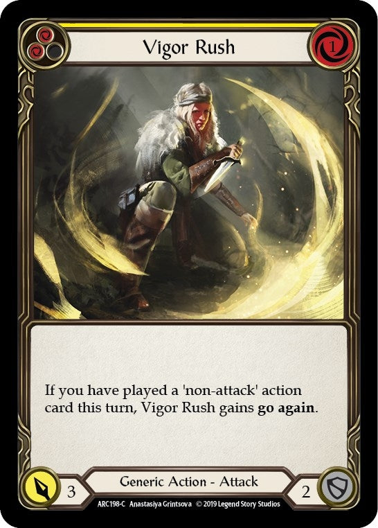 Vigor Rush Yellow (ARC198) [ARC]