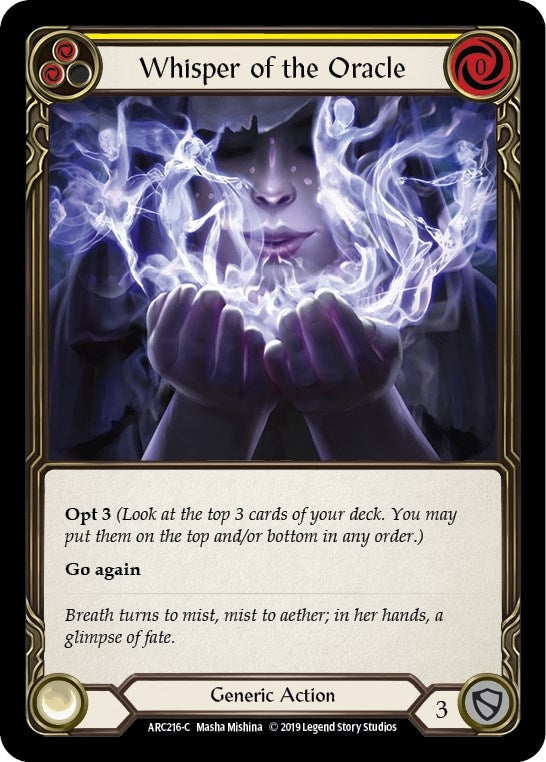 Whisper of the Oracle Yellow (ARC216) [ARC]
