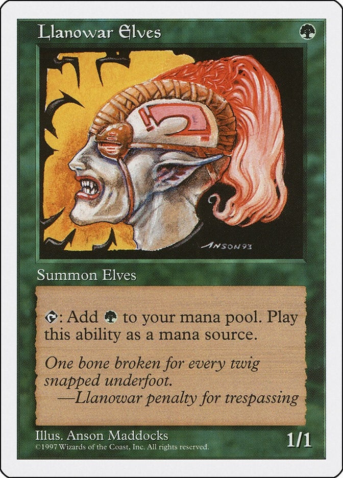 Llanowar Elves [Fifth Edition]
