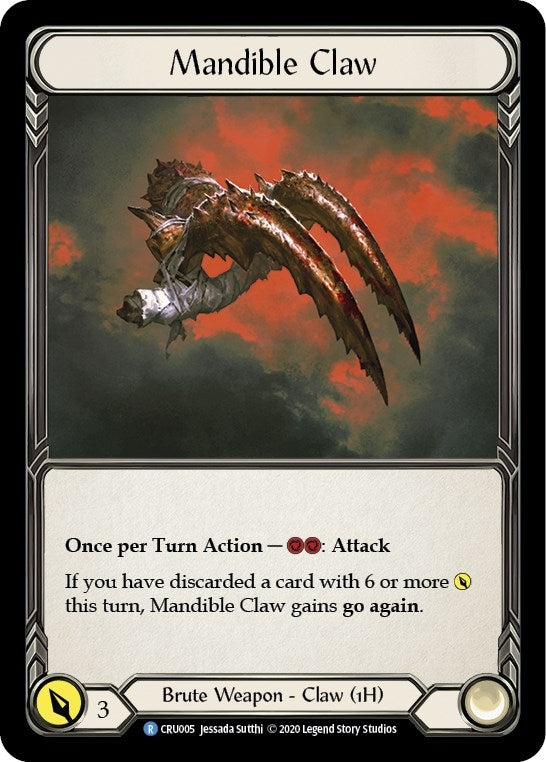 Mandible Claw Reverse (CRU005) [CRU]