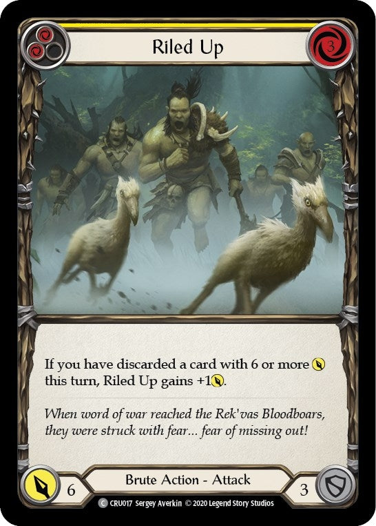 Riled Up Yellow (CRU017) [CRU]