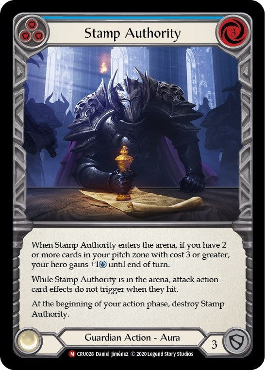 Stamp Authority (Rainbow Foil) [CRU028-RF] Unlimited Rainbow Foil