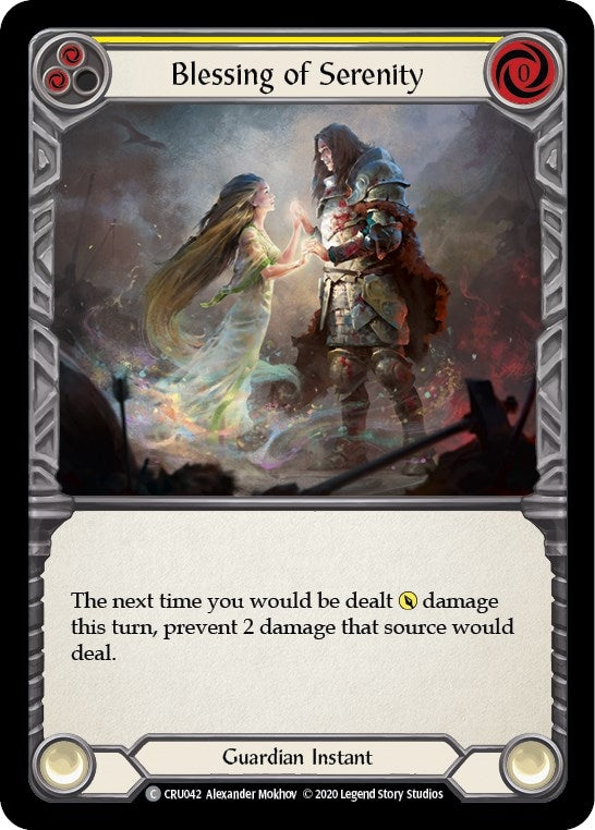 Blessing of Serenity Yellow (CRU042) [CRU]