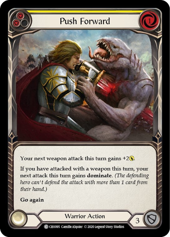 Push Forward Yellow (CRU095) [CRU]