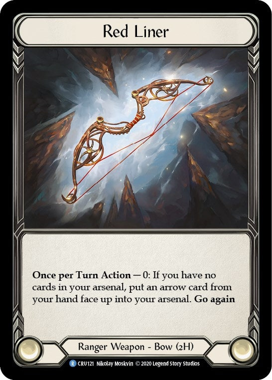 Red Liner (Rainbow Foil) [CRU121-RF] Unlimited Rainbow Foil