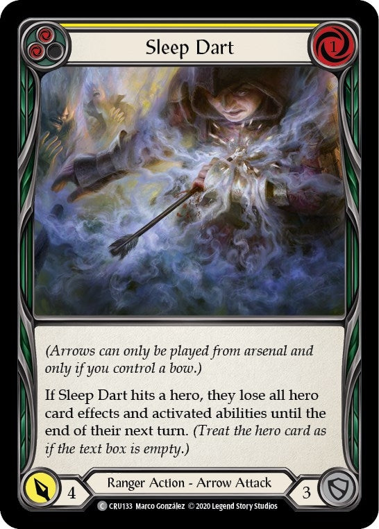 Sleep Dart Yellow (CRU133) [CRU]