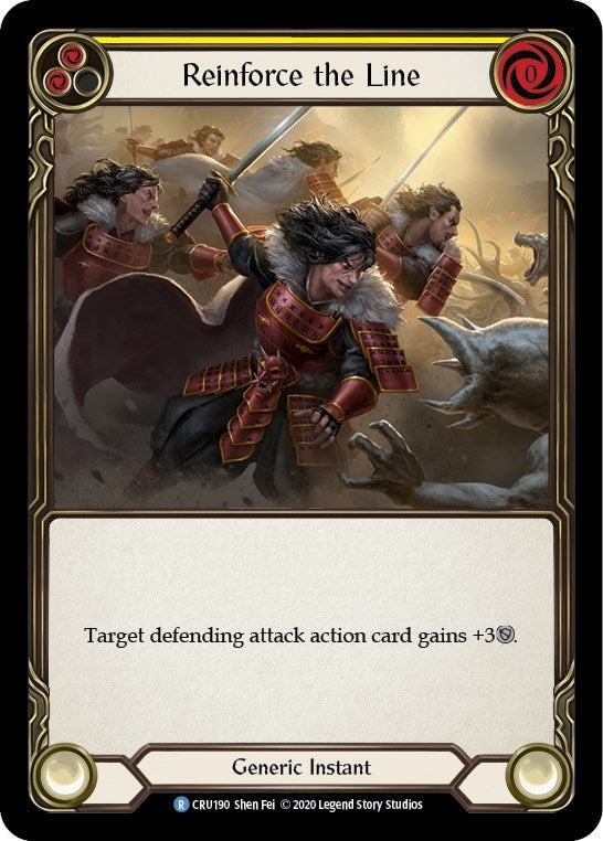 Reinforce the Line Yellow (CRU190) [CRU]