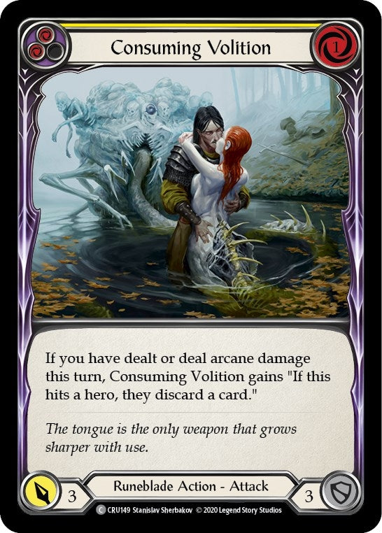 Consuming Volition Yellow (CRU149) [CRU]
