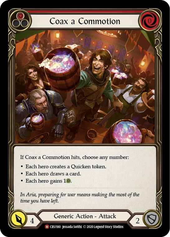 Coax a Commotion (Rainbow Foil) [CRU180-RF] Unlimited Rainbow Foil